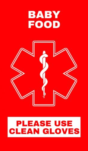 Baby Food Bag/Luggage Tag - Handle with Care, DOT and ACAA regulations (LUG-BABY