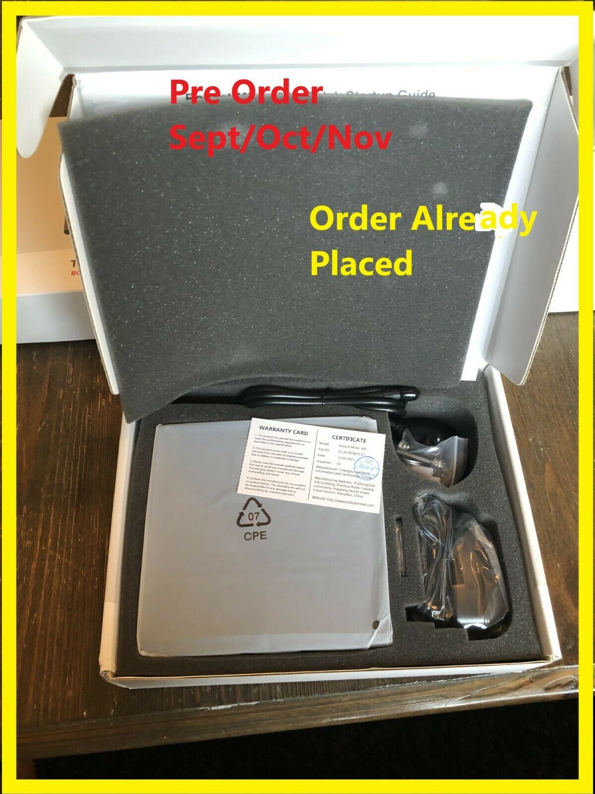 Bobcat Miner 300 US915 Helium Hotspot $HNT  PreOrder Already Ordered! Best Miner