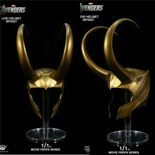 KingArts MPS027 1/1 Loki Helmet Painted Model Cosplay Prop Display Moive Statue