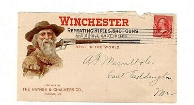 NICE 1902 Winchester Mountain Man Rifles & Shotguns  Color Advertising Cover