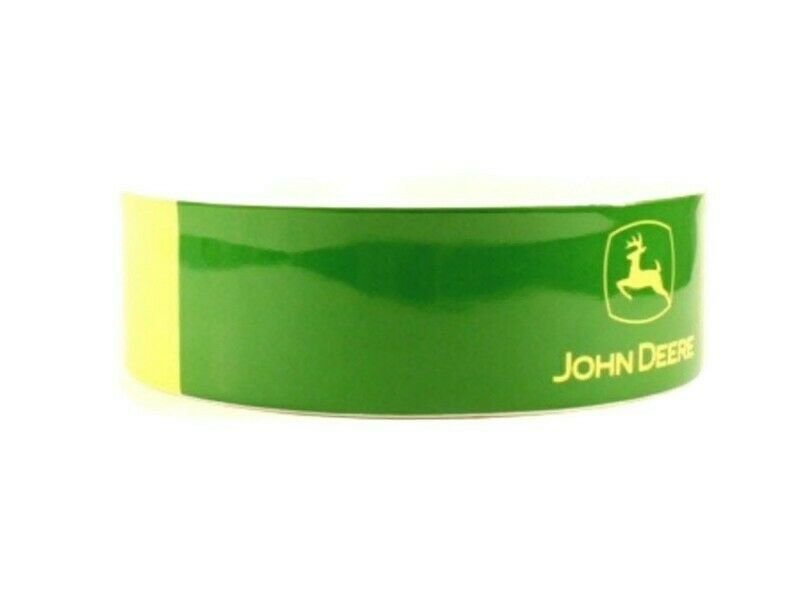 John Deere Tractor Farm Encore Dog Cat Food Bowl Ceramic Size Small 5.5