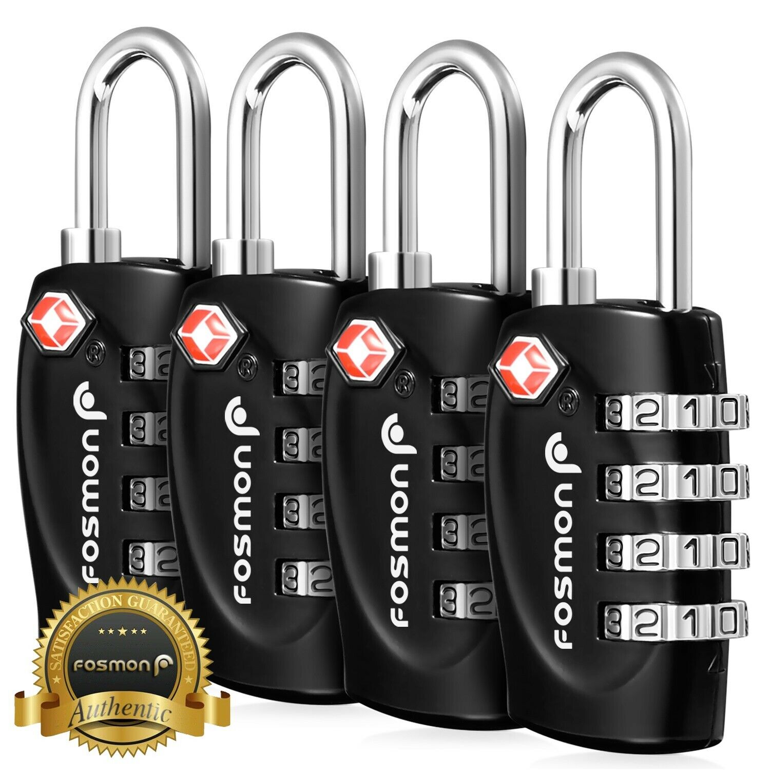 TSA Approve [4 Digit Combination] Travel Suitcase Luggage Bag Lock Padlock Reset