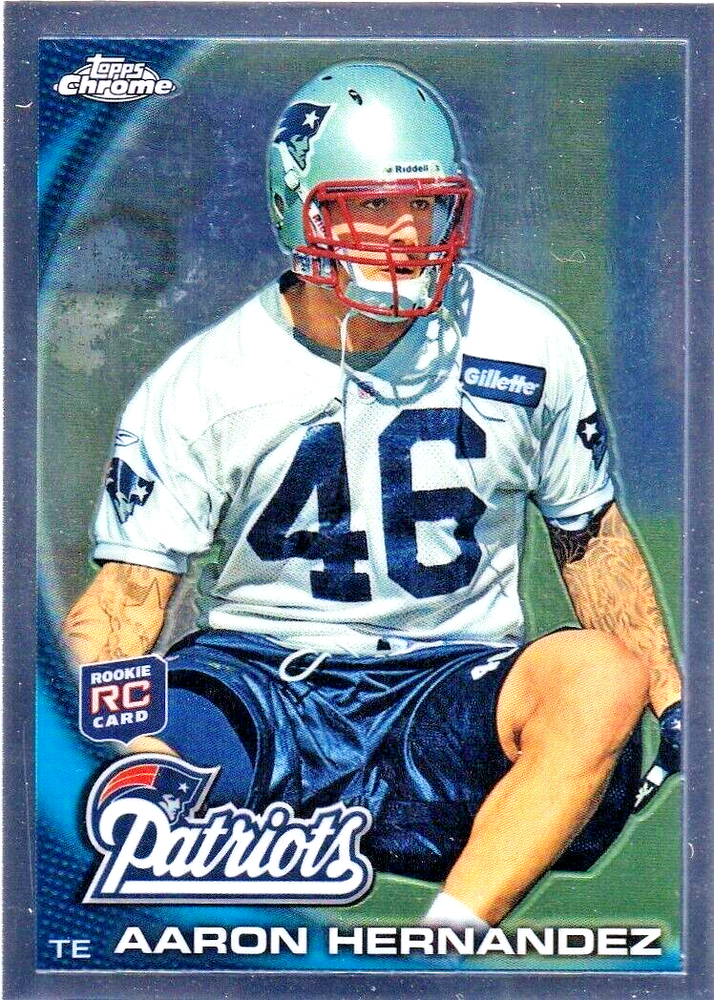 2010 Topps Chrome AaRON HERNANDEZ RC!!! Patriots