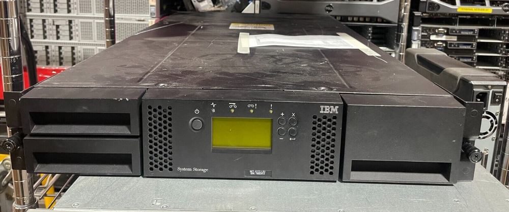 IBM 6173-L2U LTO-7 SAS TS3100 Autoloader Tape Drive Library, No drive