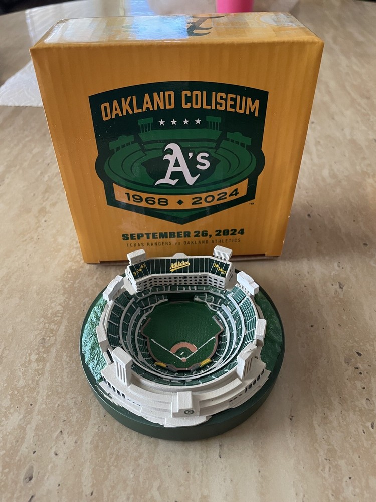 Oakland Athletics A's 2024 Final Game Replica Coliseum Stadium SGA 9/26/24