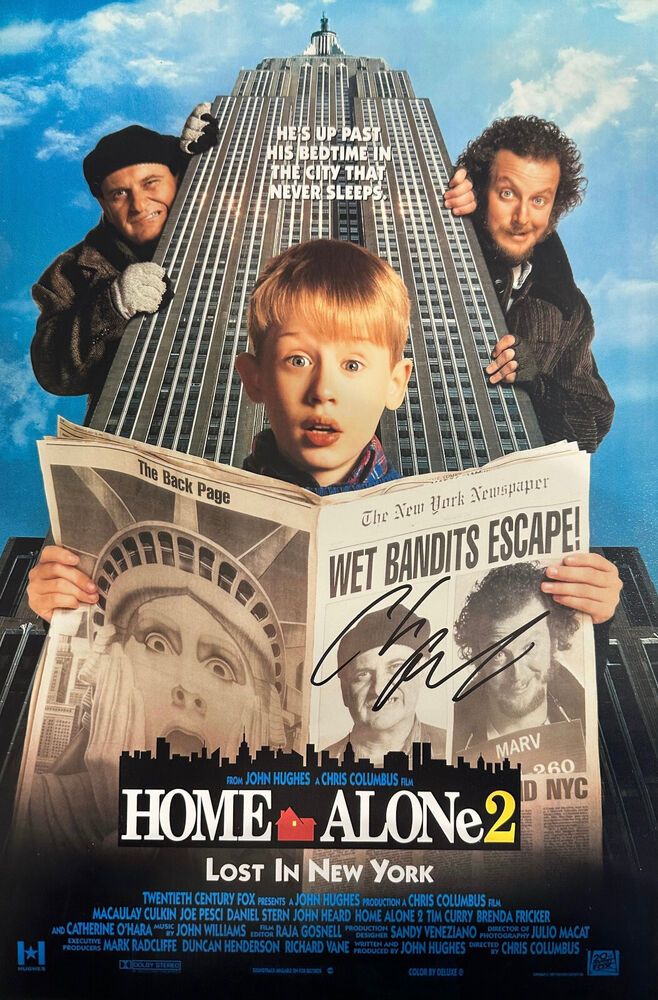 Chris Columbus Signed 12x18 