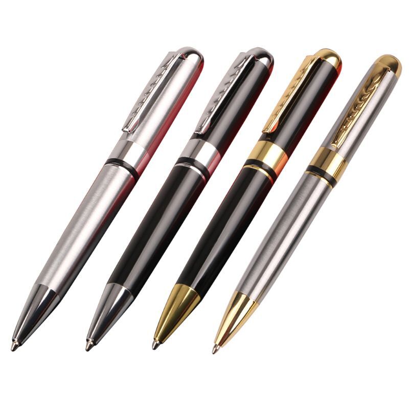 1.0mm Luxury Metal Rotary Ballpoint Pen Rollerball Business School Off