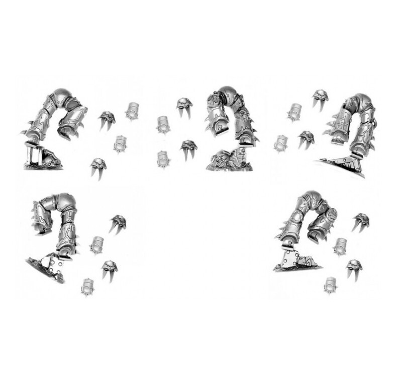 Chaos Raptors / Warp Talons LEGS x 5 Space Marines 40K