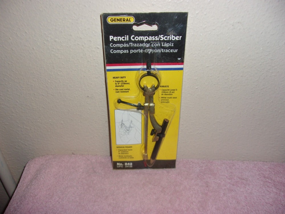 General Tools 842 Precision Pencil Compass, includes pencil