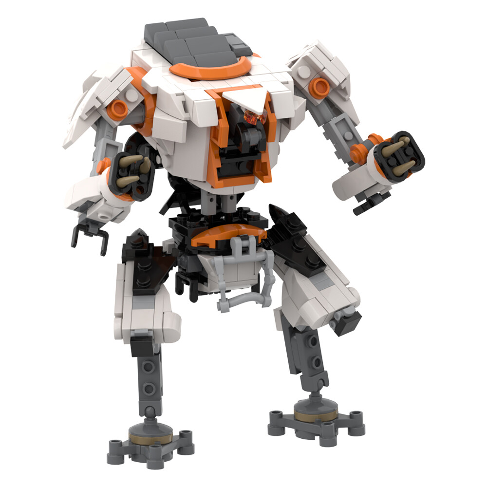 MOC Titanfall 2 Mech Robot Model Building Blocks Game Character 6'' Figures Toys