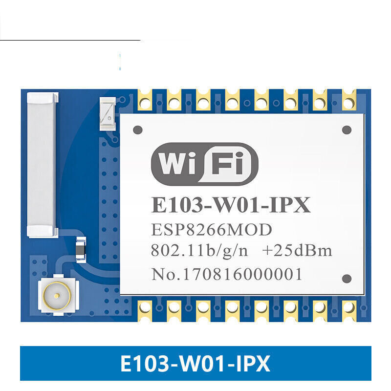 IoT ESP8266 Wireless UART-Wifi Module Transceiver 2.4ghz 20dBm WLAN E103-W01-IPX-image