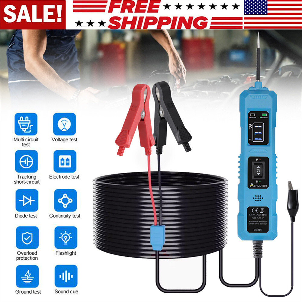 3.5-36V Digital Automotive Car Power Circuit Electrical Tester Probe Test Light