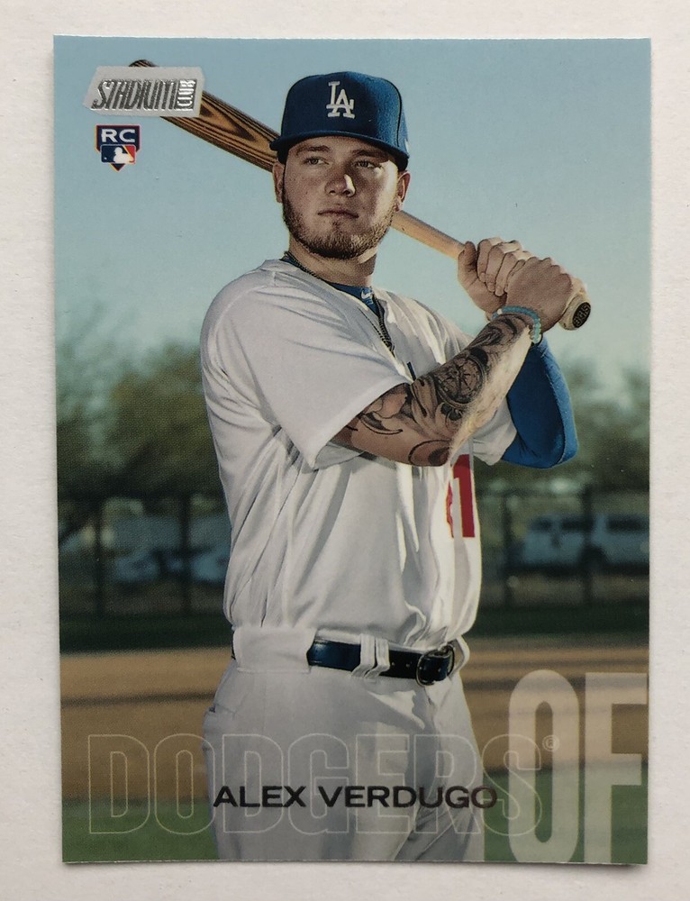 Alex Verdugo 2018 Topps Stadium Club Rookie Card #266 RC MLB LA Dodgers
