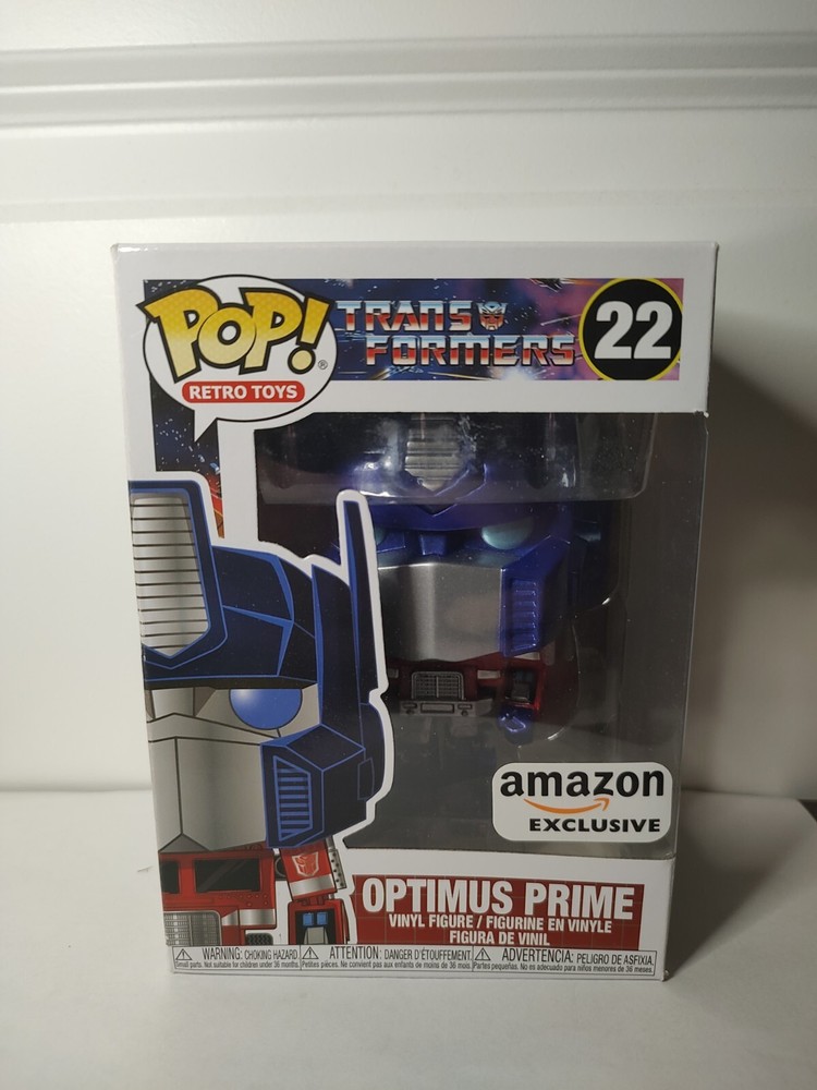 Funko Pop! Vinyl: Transformers - Optimus Prime (Metallic) - Amazon (Exclusive)