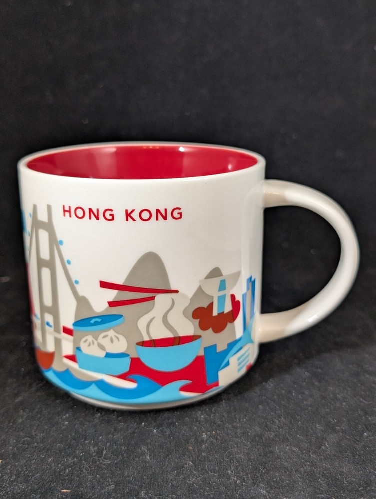 Starbucks Coffee Mug HONG KONG - You Are Here Collection - 2017 - Cup 14 oz
