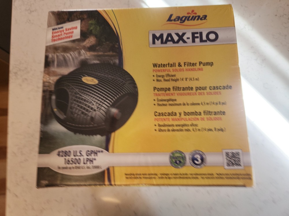 Laguna Max-Flo Waterfall & Filter Pump PT8256 Brand new in box!