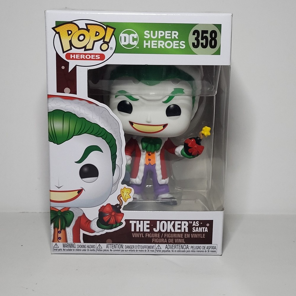 Funko Pop! Heroes: DC Super Heroes - The Joker (as Santa) #358