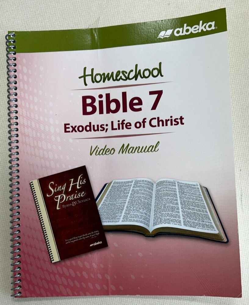 Abeka Homeschool Bible 7  Exodus; Life of Christ Video Manual