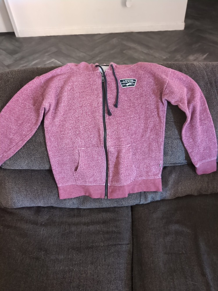 vintage vans Zip Up hoodie small