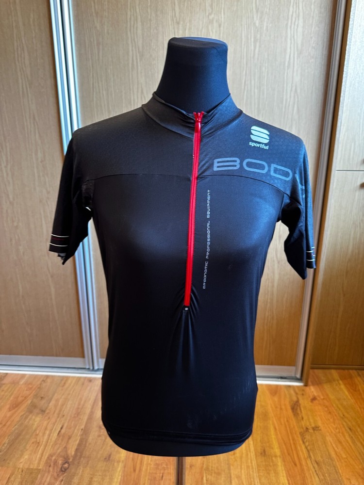 Sportful Body Fit Race Cycling Jersey Black SIZE L For Men's NEW!