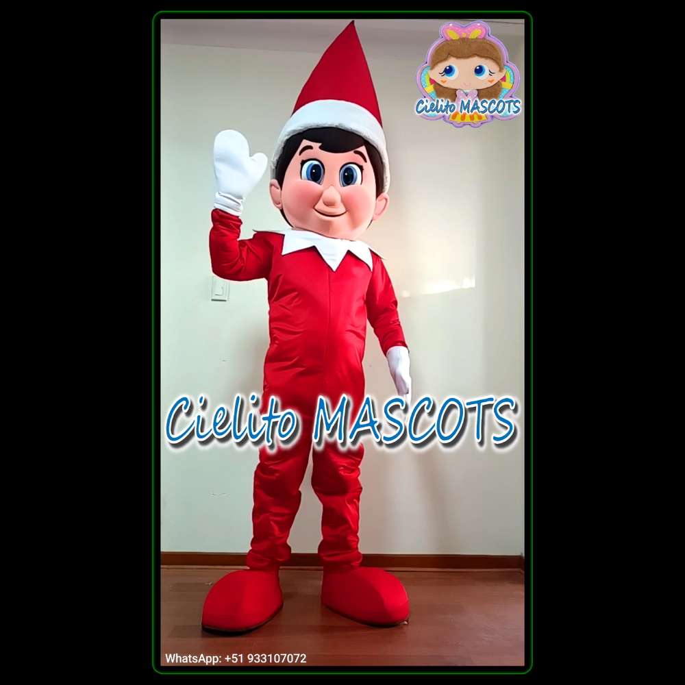 ELF ON THE SHELF Mascot Costume cosplay halloween cartoon Cielito MASCOTS