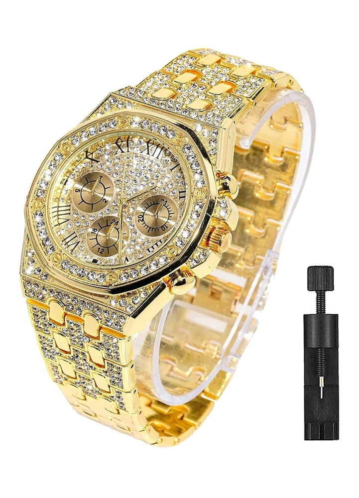 Iced Out Luxury Mens Watch