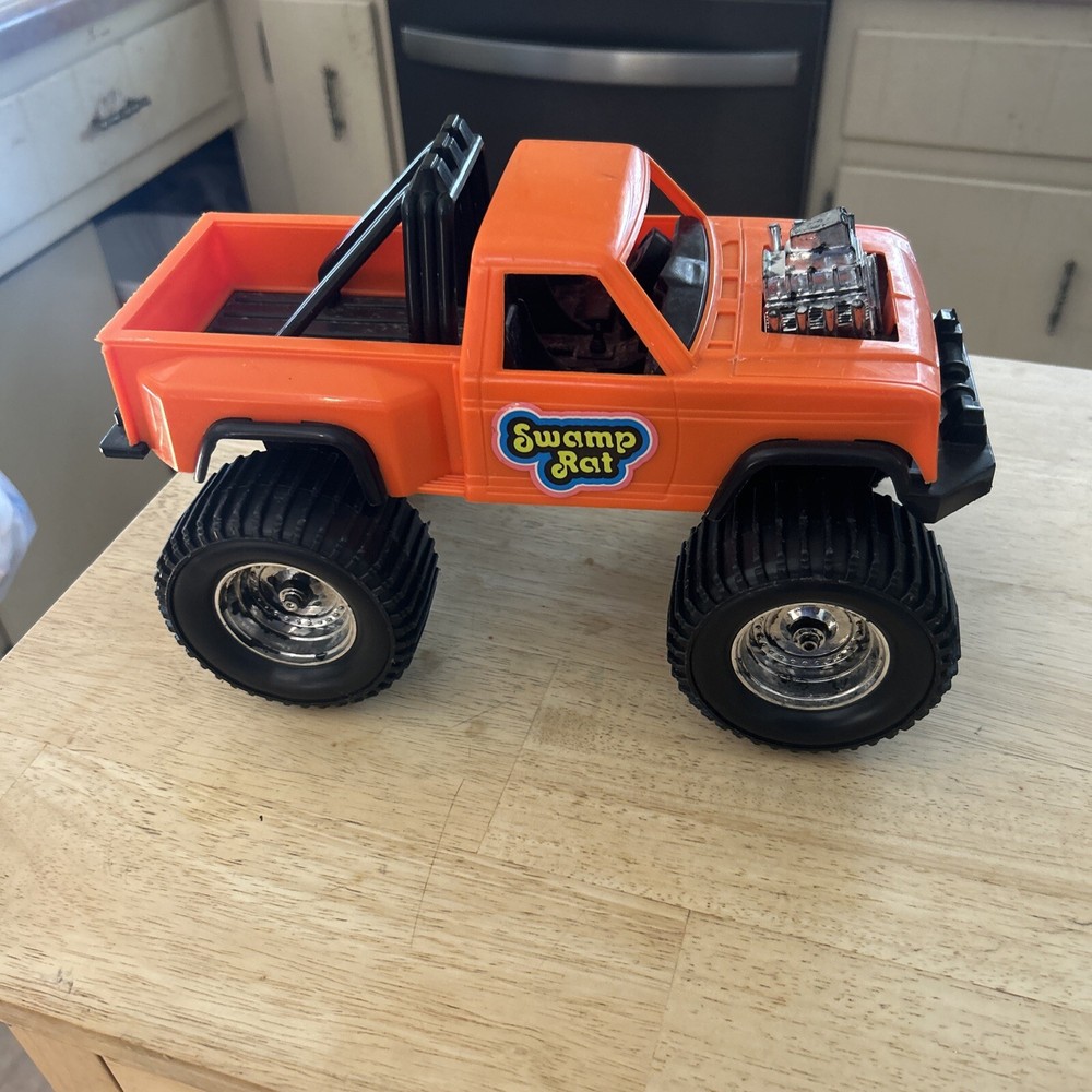 RARE Vintage Tootsietoy Orange Ford F150 Pickup Truck 12.5