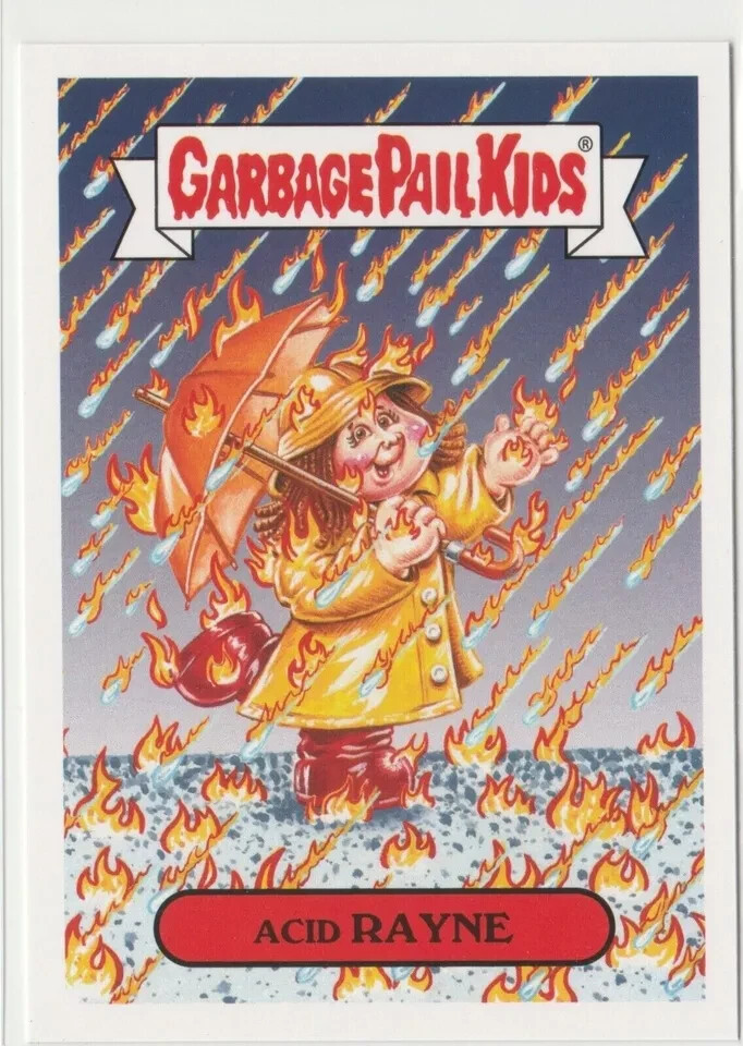 Acid Rayne #8a Garbage Pail Kids GPK 2017 Adam-geddon Trading Card