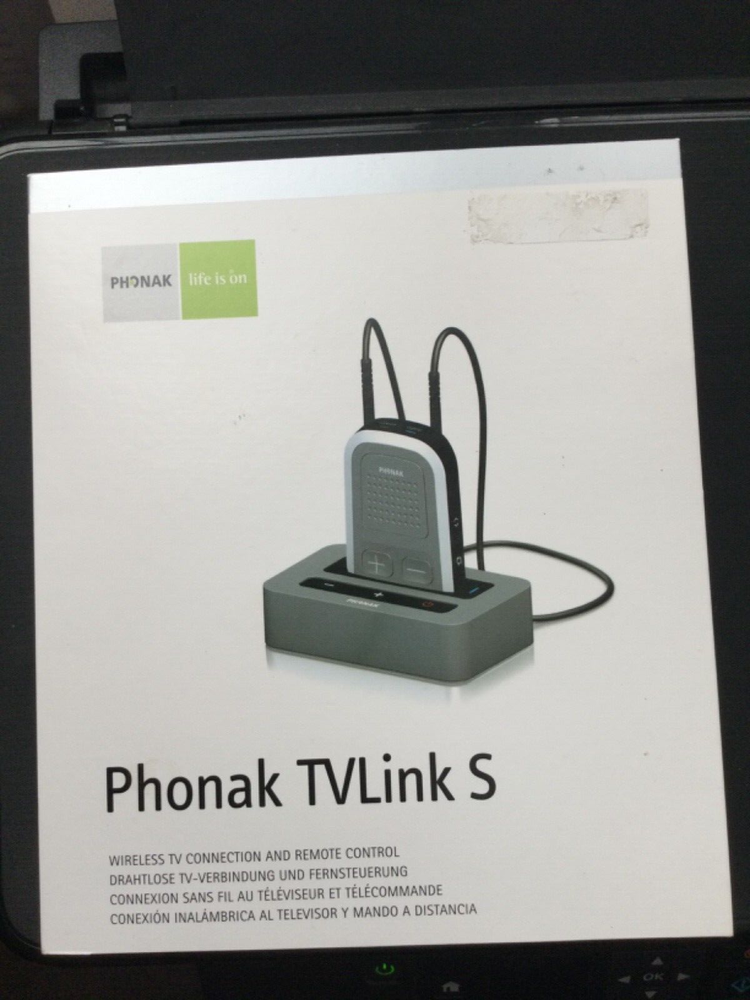 Phonak ComPilot TV Link S Bundle Wireless Hearing TV Connector with Remote  