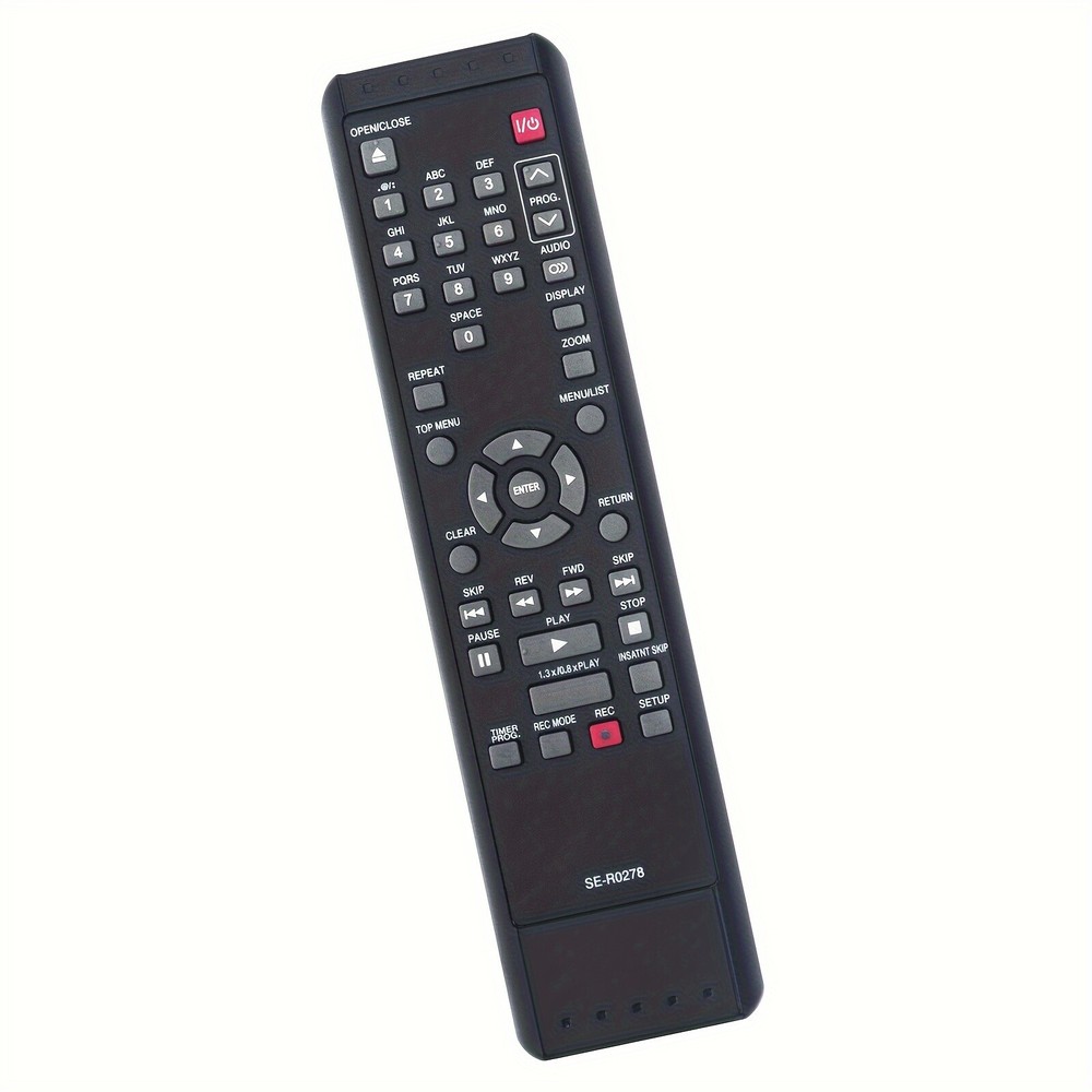 SE-R0278 Replaced Remote For Toshiba DVD VCR Player D-R265SR D-R267KR SE-R0228