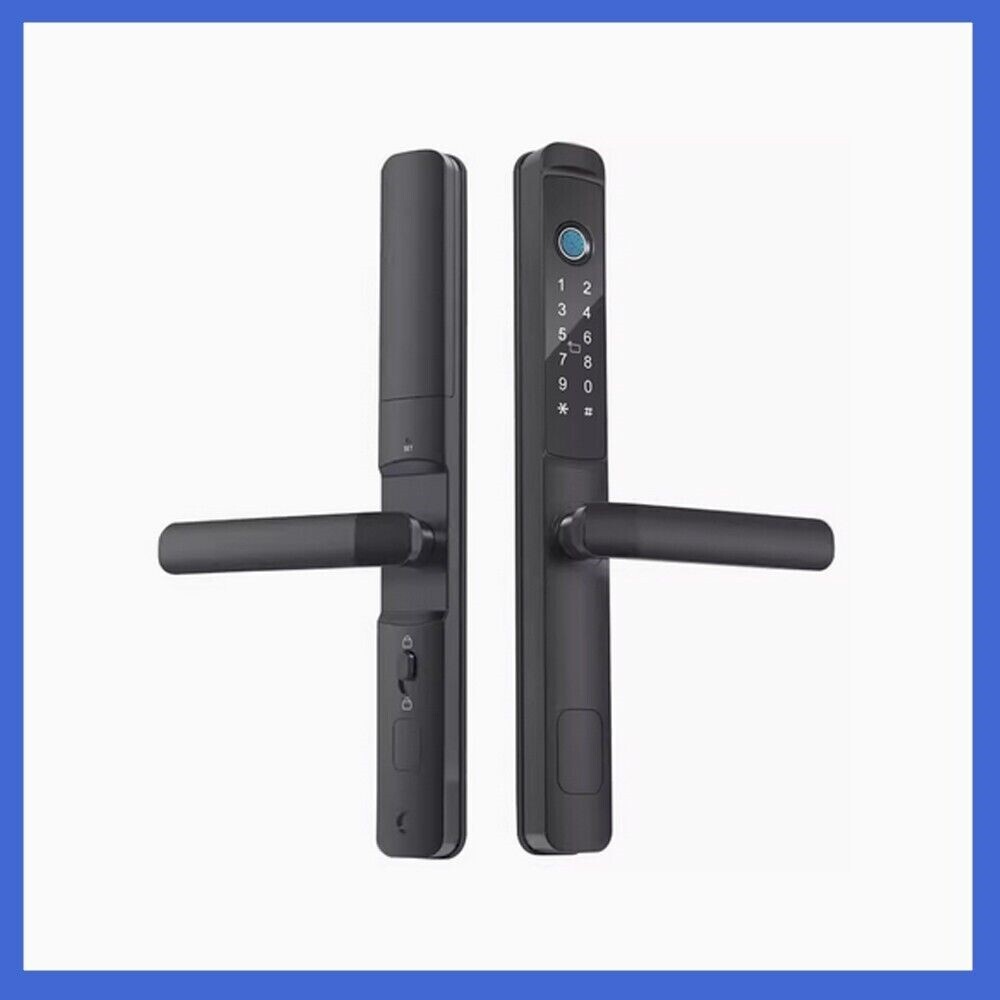 Smart Biometric Lock with Fingerprint, Keypad, RFID & App for Narrow Push/Pull Doors  -image