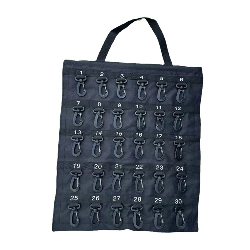 Versatile Roll- Key Storage Box, Portable Storage Box, Holds 40 Keys,5485