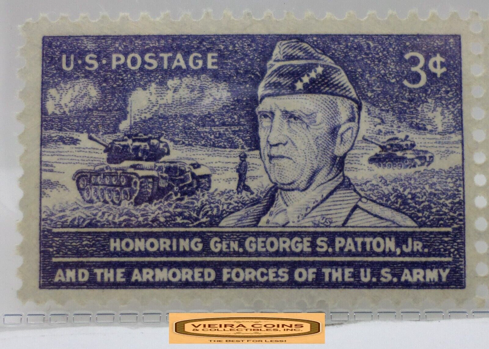 USA Postage Honoring Gen. George S. Patton Jr. 3 Cents Stamp - #S41790NQ