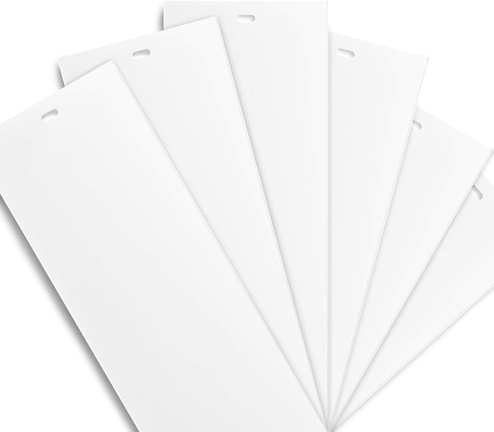 DALIX White Vertical Replacement Blinds Slats Sliding Glass Door 82.5,