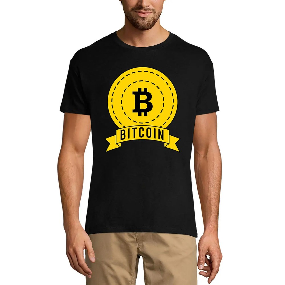 Men's Graphic T-Shirt Bitcoin Cryptocurrency - One Coin Funny - Blockchain-image