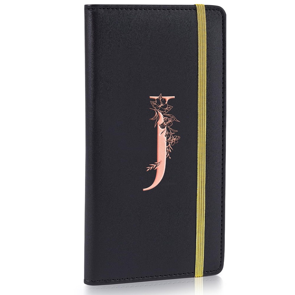 Checkbook Covers for Personal Checkbook, RFID Blocking Checkbook Holder Alpha...