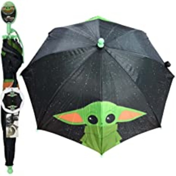 Baby Yoda Mandalorian Umbrella with Clamshell Handle – Shop Today-image