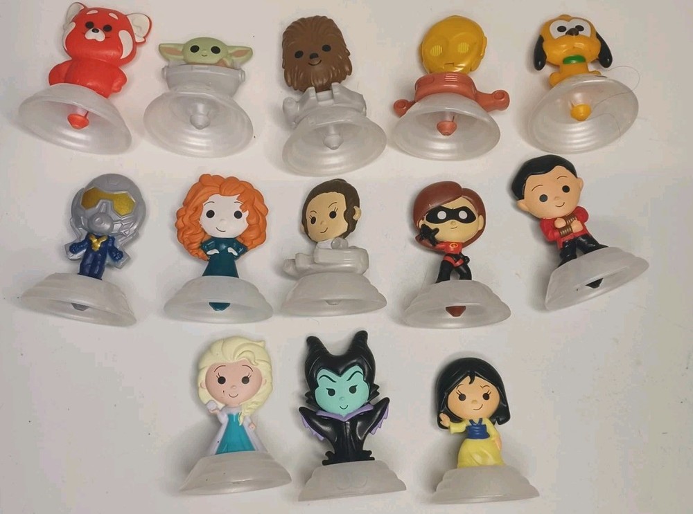 2023 McDonald's Disney 100 Years Anniversary Happy Meal Toys Lot of 13! HTF!