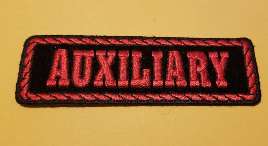 Club Officer Embroidered Patch Free Worldwide Shipping