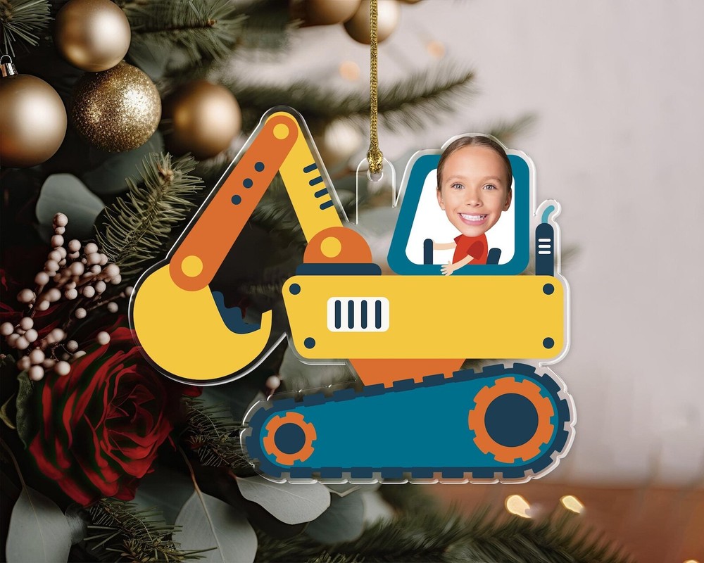 Custom Personalized Baby's First Christmas Photo Ornament Keepsake-image