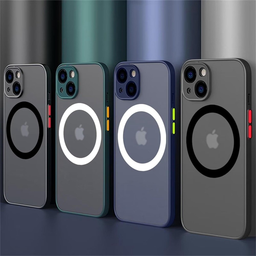 For iPhone 16 15 Pro Max 14 13 12 11 Case Shockproof Magnetic Mag Safe Cover