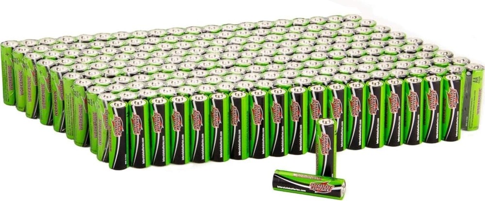 200-Pack High-Performance AA Alkaline Batteries - Reliable Power for All Devices