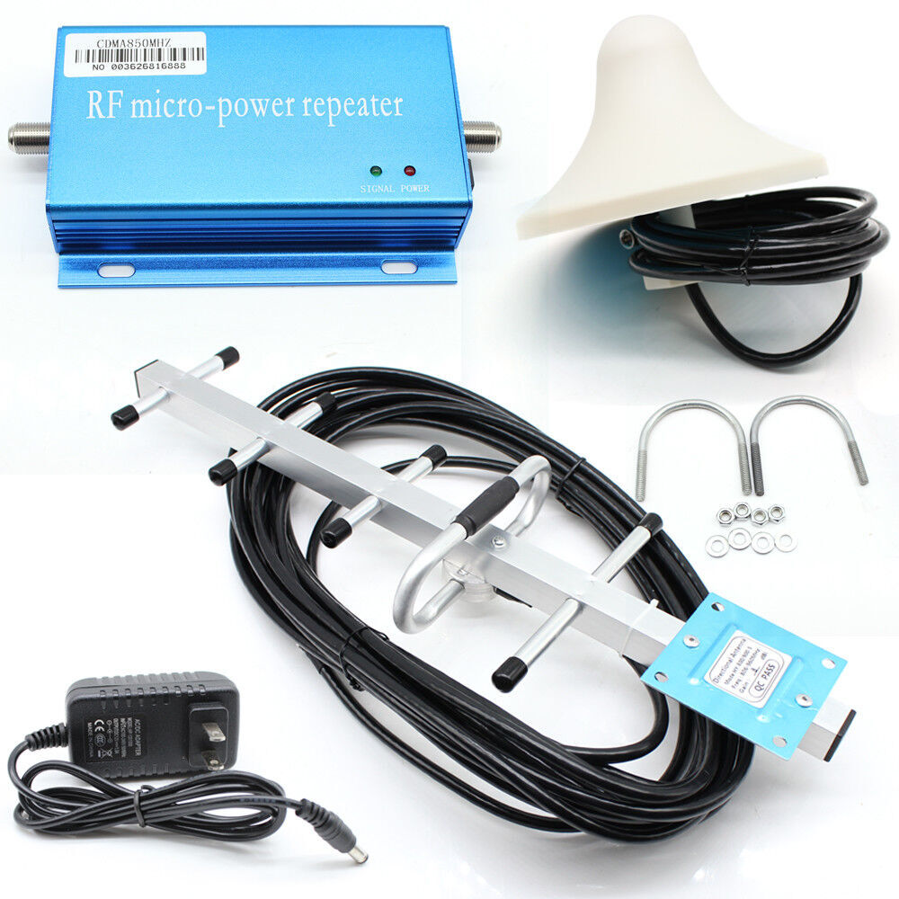 GSM 850MHz Cell Phone Signal Booster AT&T Verizon US Cellular 2G 3G 4G Amplifier