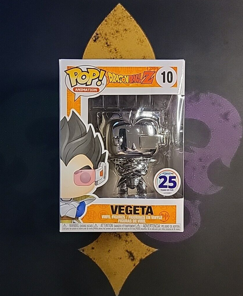 Funko Pop! Vinyl: Dragon Ball Z Vegeta (Silver Chrome) - Funimation Exclusive 10