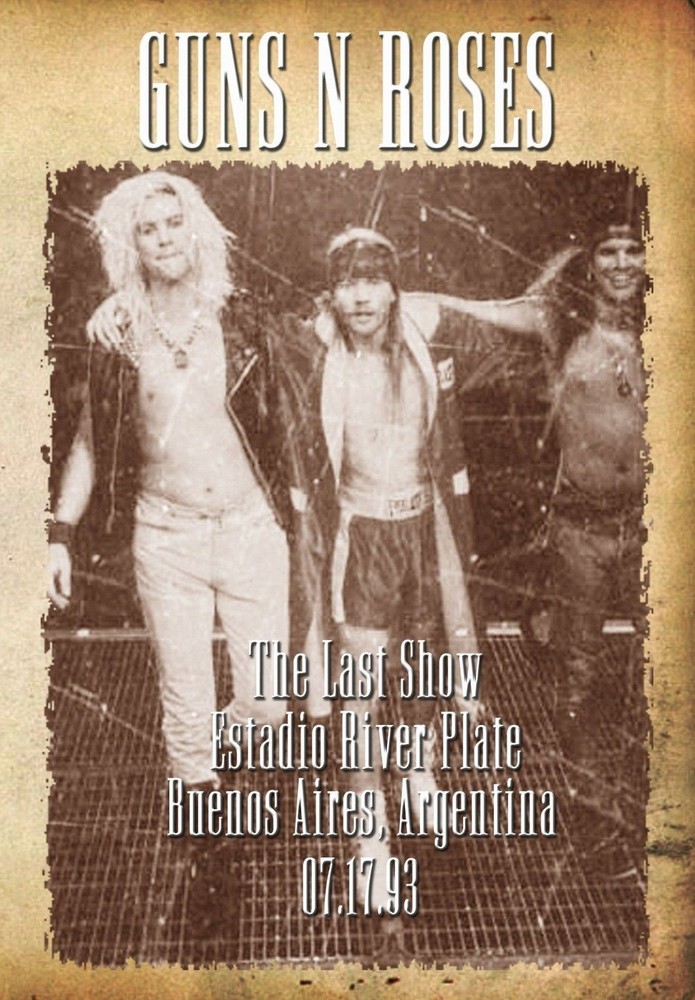 Guns N Roses Argentina 93 Concert DVD Accepts PayPal-image