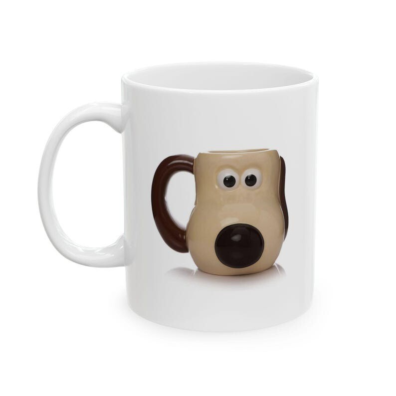 Grommit Mug Meme Ceramic Coffee Cup with Funny Design