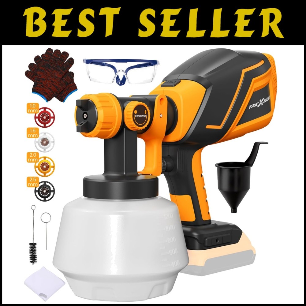 Lightweight 1200ML Electric Paint Sprayer for Easy Home Renovations