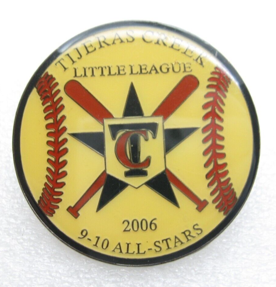 2006 Tijeras Creek Little League Baseball 9-10 All Stars Lapel Pin (C423)