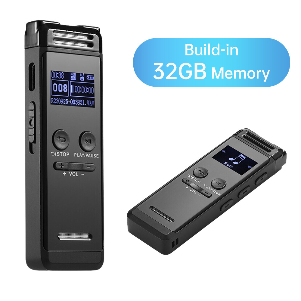 32G Digital Voice Recorder Activated Recorder Support Password Protection U3L5-image