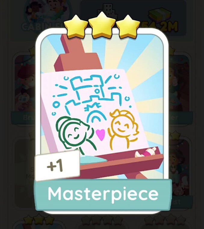 Materpiece - Monopoly Go - Sticker - 3Star⭐️